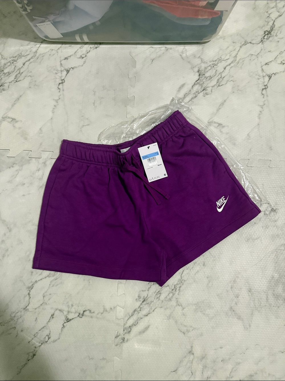Nike Women’s Purple Athletic Drawstring Shorts
